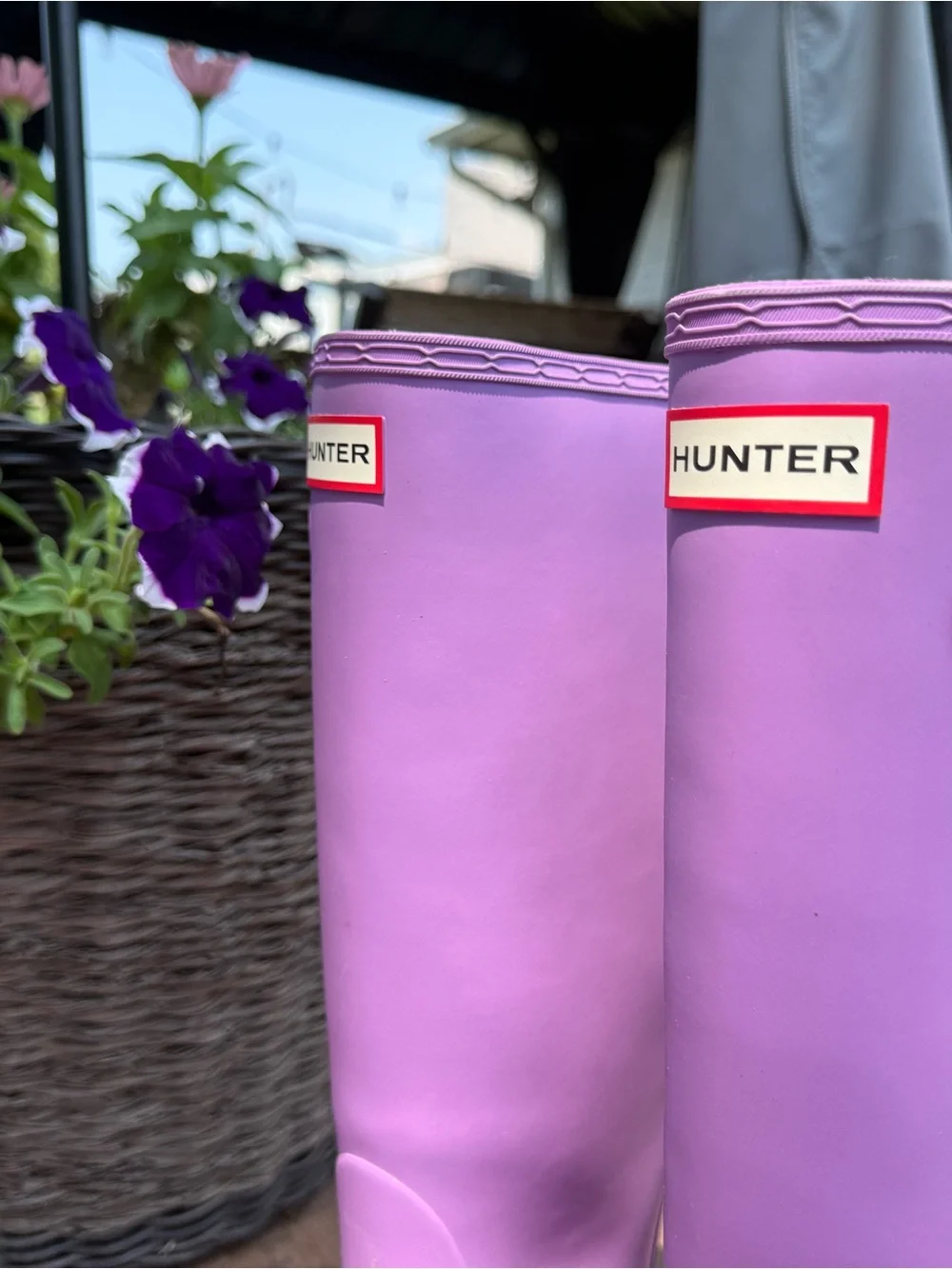 Hunter Lilac Tall Rain Boots